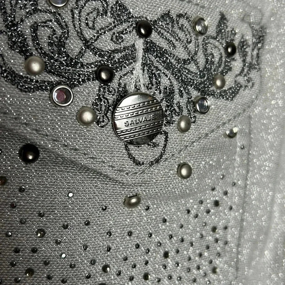 RARE VTG NWT SILVER SALVAGE LOW RISE ,SKINNY SHINY women s jeans size 4,6 & 10 - Picture 10 of 15